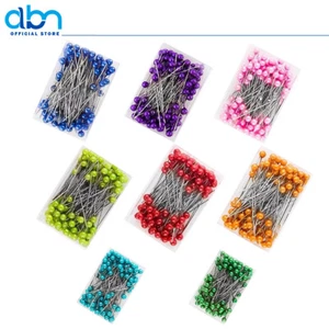 Sewing Pins Multicolor Head Pins Straight for Dressmaker Jewelery Decoration - Picture 1 of 27