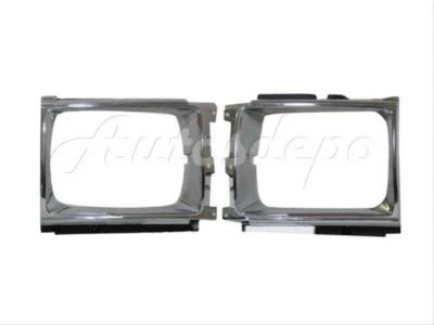 Bisel de puerta de faro cromado diestro y diestro para camioneta TOYOTA 4x4 SR5/SRT 1987-1988 Foto 1 de 3