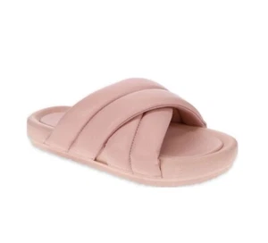 NO BOUNDARIES Women's Size 8 Crisscross Slide Sandals Xband Comfort Footbed - Picture 1 of 3