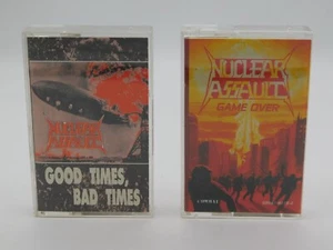 Nuclear Assault Cassettes Good Times, Bad Times (1989) & Game Over (1986) Metal - Picture 1 of 23