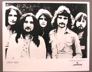 Uriah Heep 8" X 10" glossy black & white promo photo David Byron ! - Picture 1 of 1