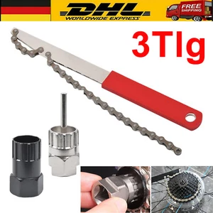 3er Kettenpeitsche Zahnkranz Abzieher Schraubkranz Kassettenabzieher für Shimano - Bild 1 von 15
