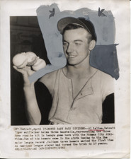 1955 Press Photo of HoFer Baseball Player Detroit Tiger Al Kaline