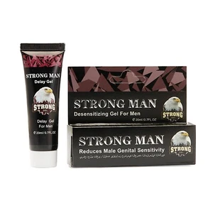STRONG MAN Men's Powerful Strong Delay Ointment Prolongs Sex Life - Picture 1 of 9