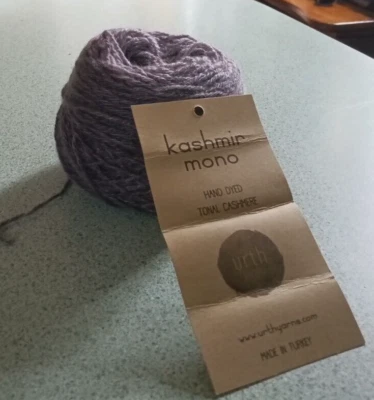 Urth Yarns Kashmir Mono Hand dyed Tonal Cashmere 36 gram skein Fingering Yarn - Image 1 of 4