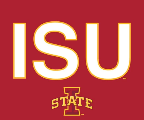 IOWA STATE 5"x 6" BLOCK LETTER MAGNET-IOWA STATE CYCLONE CAR MAGNET-NEW FOR 2016 Cover