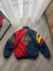 ‘90s Vintage NHL Florida Panthers Starter Puffer Jacket  Men's US M / EU 48-50 - Picture 1 of 14
