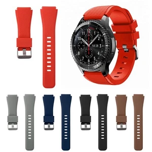 Bracelet de Montre en Silicone 20-22mm pour Samsung Galaxy Watch 3 Huawei GT2 GT - Zdjęcie 1 z 18