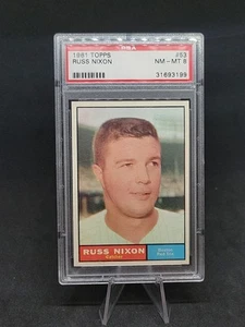 1961 Topps Russ Nixon #53 PSA 8 Boston Red Sox - Bild 1 von 2