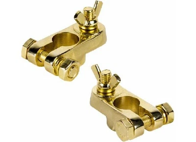 Metra RBTWN Negative 5/16" Wing Nut Battery Terminal- Pro Series 24K Gold-Plated Foto 1 de 3