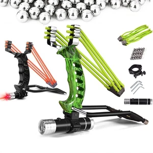 Target Practice Kit Training Aim Trainer Rubber Band Outdoor Slingshot Tool New - Picture 1 of 62