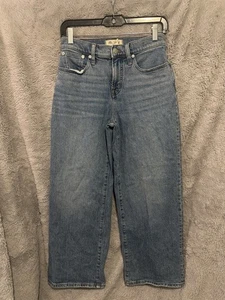 Madewell Jeans Damen 26P The Perfect Vintage Wide Leg Hellblau Denim Uni - Bild 1 von 10