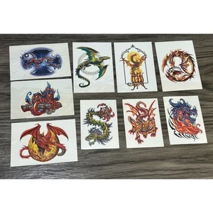 Vintage Temporary Tattoos Vending Machine Prize Lot Y2K Retro Stickers Graphic 9 - Picture 1 of 6