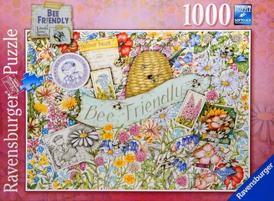 Ravensburger 1000 Piece Jigsaw Puzzle 'BEE FRIENDLY' by Linda Jane Smith ~ NEW - Image 1 of 4
