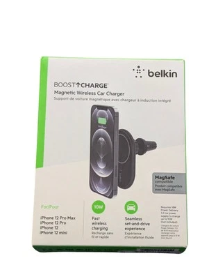 A1-N Belkin Boost Charge Magnetic Wireless Car Charger Magsafe - Image 1 of 4