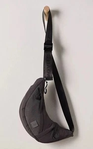 New! FP Movement Free People Nothin But Net Sling Belt Bag Gray Charcoal - Picture 1 of 11