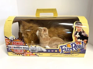 Vtg Hasbro FurReal Friends Cat & Kitten 2003 Responds To Touch-tiger Electronic - Picture 1 of 15