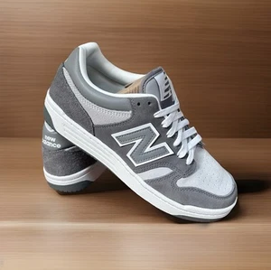 New Balance 480 Castlerock Raincloud BB480LEC Grey White Men's Boys Size 7 - Picture 1 of 9