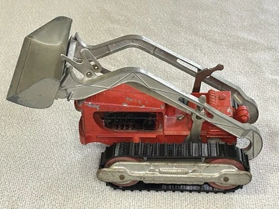 Vintage Hubley 505 Front End Loader Diesel Bulldozer w/ Wooden Wheels - Image 1 of 4