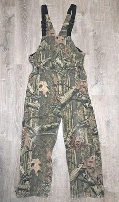 VTG Y2K Russell Outdoors “Break Up Infinity” Camo Overall Bib (Sz XL) Mossy Oak - Image 1 of 4