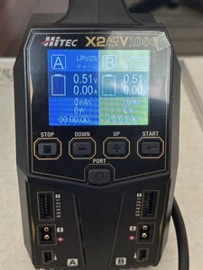 Hitec X2 Ac Plus V1000 Battery Charger Dual Port Lipo/life/nimh Balance - Picture 1 of 8