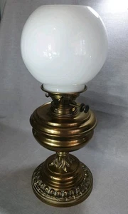 Vintage Army & Navy C.S.L. Oil Lamp Brass Messenger Patent UNTESTED - Picture 1 of 11