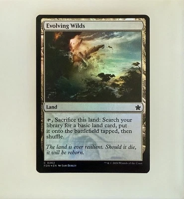 Magic the Gathering: Evolving Wilds Foundations Foil NM - Image 1 of 2