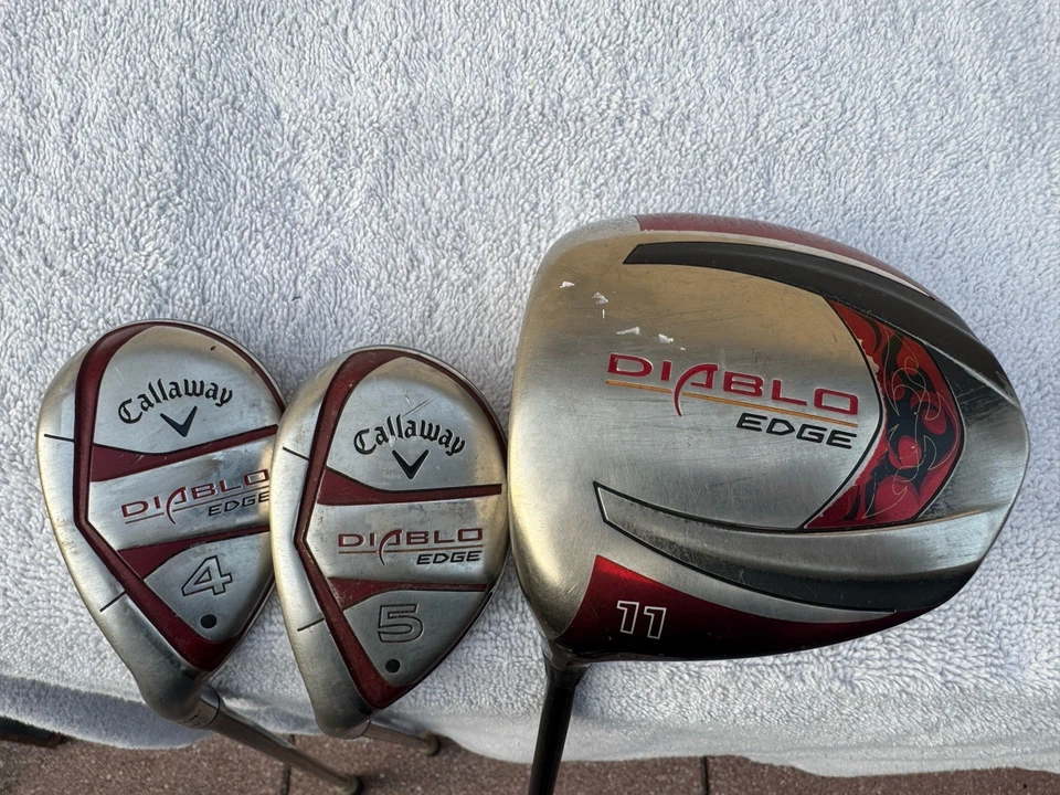 Driver Callaway Diablo Edge 11 e híbridos 4H, 5H regular 60 g ejes de grafito LH Foto 1 de 4
