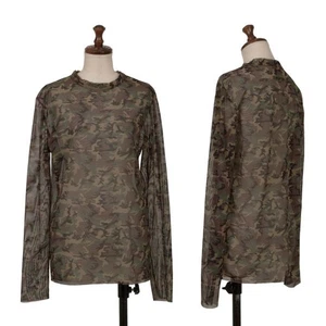 Jean Paul GAULTIER CLASSIQUE Camouflage Printed Mesh T-shirt Size 48(K-161863) - Picture 1 of 12
