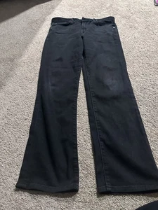 Banana Republic Jeans Herren 34x34 Schwarz Denim Traveler Slim Fit Straight - Bild 1 von 9