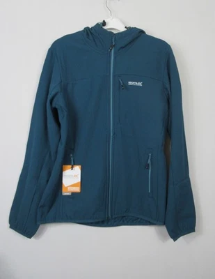 Chaqueta con capucha para mujer Regatta Ossek Softshell cremallera completa | Azul talla 10 - 12 - 20 Foto 1 de 4