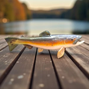 Grande statua Jennifer Holmes trota arte vetro soffiato figura 14" artista firmata - Foto 1 di 11