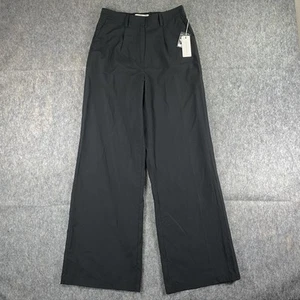 Brochu Walker Joya Pants Women's Small Black Onyx Quiet Luxury Wide Leg NWT $298 - Picture 1 of 17