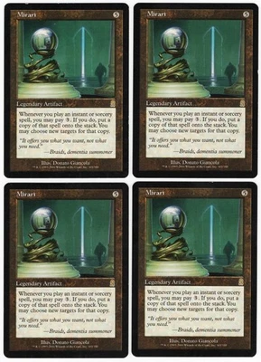 Mirari x4 4x 2001 Odyssey PLAYSET Colorless Legendary Artifact MTG SP - NM AZ1 - Image 1 of 2