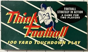 Vintage Sesco Think Football Sports Board Game 1962 Chicago RARE - Picture 1 of 19