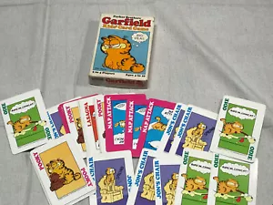Garfield kids card game 1978 parker brothers retro comic cartoon collectible - Picture 1 of 10