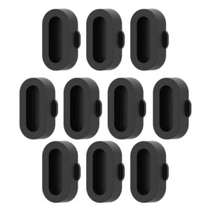10pcs Anti-dust Charging Port Cover Case for Fenix 7 7S 7X 6 5 5X (Black) - Bild 1 von 2