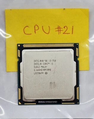 2.7 Ghz Gen 2nd Intel Core i5-2500S Quad-Core Processor SR009 Socket LGA1155 #20 - Image 1 of 2