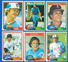 1981 OPC 81 O PEE CHEE TOPPS MLB BASEBALL CARD WHITE BACK 1-125 SEE LIST