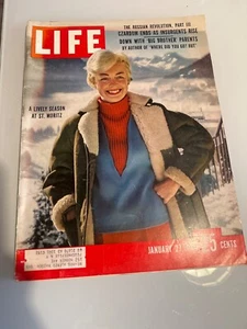 Life Magazine January 27, 1958 St. Moritz Russian Revolution Pt III Big Brother - Picture 1 of 2