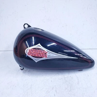 Harley-Davidson Heritage Softail FLSTC Left Fuel Tank Gas Vivid Black 61427-99ZC - Image 1 of 4