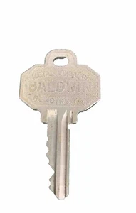 Vintage Baldwin Metal Forgers Key-Reading, PA-USA Made- 2 1/4” Long - Picture 1 of 3