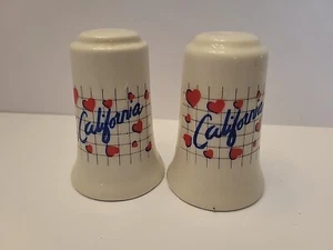 Vintage CALIFORNIA SOUVENIR Salt and Pepper Shakers - Picture 1 of 3