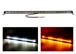 30" Slim LED Light Bar White Amber mini Dual Color changing Offroad truck utv xs - Picture 1 of 12