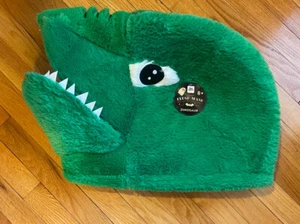NEW Giant Plush Mask By Bee Happy - Green DINOSAUR Costume Halloween Boy Or Girl - Picture 1 of 3
