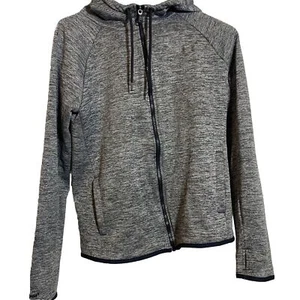 Under Armour Women’s Hoodie Sweatshirt Lady Small S Gray Lightweight Full Zip Up - Picture 1 of 8