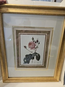 19"x23" Pink Rose Print Picture - Picture 1 of 8