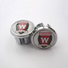 Vintage Style Witcomb Lightweights Chrome Racing Bar Plugs, Caps, Repro