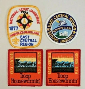 Postfrisch ungenäht OSTMITTELREGION NAT. Jamboree 1977 1989 & 2 Troop Housewarmin - Bild 1 von 5