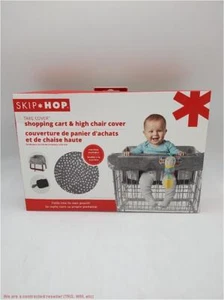 Skip Hop Take Cover Shopping Cart Cover - Gray Dot SEE DETAILS - Picture 1 of 2